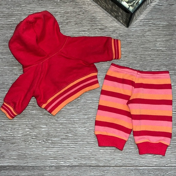 Bitty Twin Roll ‘n’ Go Orange Stripes Set - Picture 3 of 5